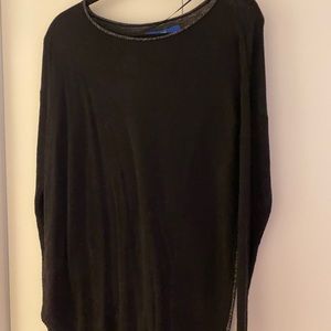 Black and shimmer sweater NWT